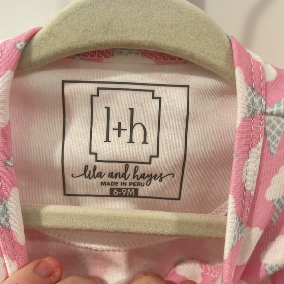 NWT Lila and Hayes embroidered footie pjs - Picture 3 of 5
